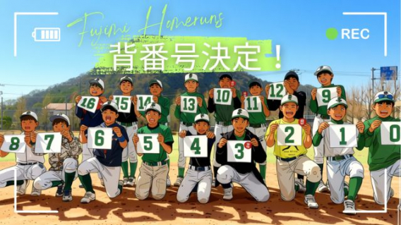 背番号が配られました★